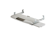 Coulissant clavier avec tapis de souris, gris