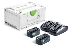 Festool energieset sys 18v 2 x 5.0 / tcl6duo 