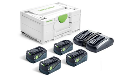 Festool set energie sys 18v 4x5.0 / tcl 6 duo  